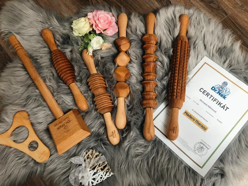 Pomůcky na maderoterapii a certifikát Madero Therapy